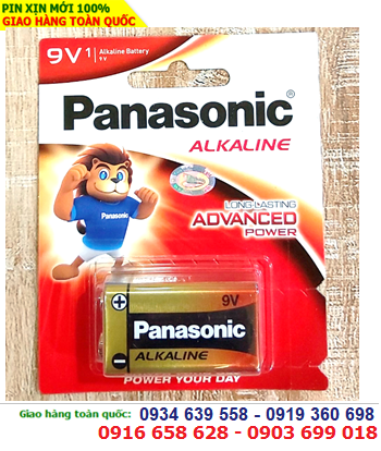 Panasonic 6LR61T/1B; Pin 9v Alkaline Panasonic 6LR61T/1B chính hãng _Xuất xứ NHẬT